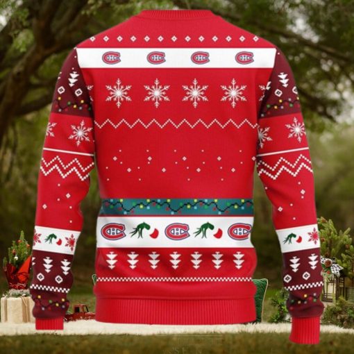 NHL Montreal Canadians 12 Grinch Xmas Day Ideas Logo Ugly Christmas Sweater For Fans