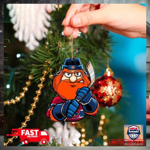 NHL Montreal Canadiens Mascot Christmas Tree Decorations 2023 Xmas Gift Ornament