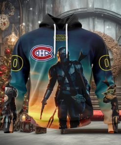 NHL Montreal Canadiens Special Star Wars The Mandalorian Design Hoodie