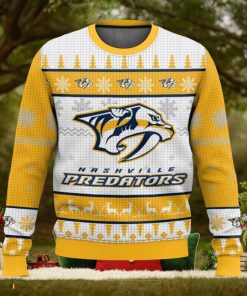 NHL Nashville Predators 3D Ugly Christmas Sweater Men And Women Christmas Gift