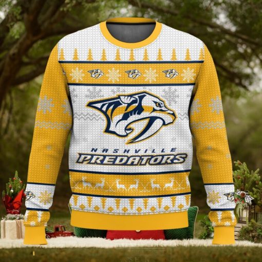 NHL Nashville Predators 3D Ugly Christmas Sweater Men And Women Christmas Gift