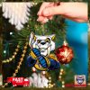 Vegas Golden Knights Unsigned Inglasco 2023 Stanley Cup Champions Logo Hockey Puck Ceramic Christmas Tree Decorations Ornament
