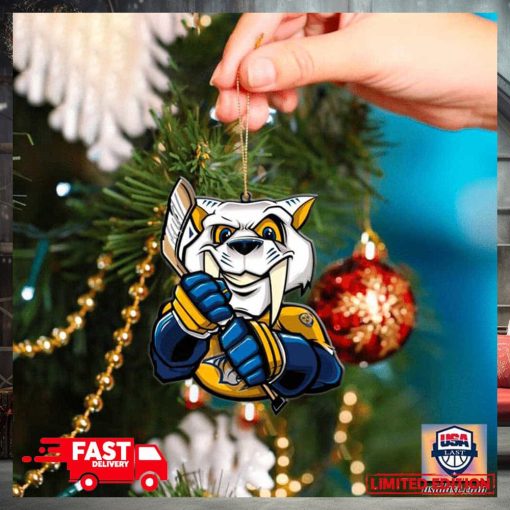 NHL Nashville Predators Mascot Christmas Tree Decorations 2023 Ornament