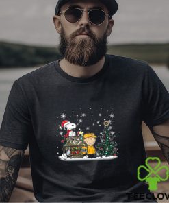 NHL Nashville Predators Snoopy Charlie Brown Woodstock Christmas Stanley Cup Hockey T Shirt