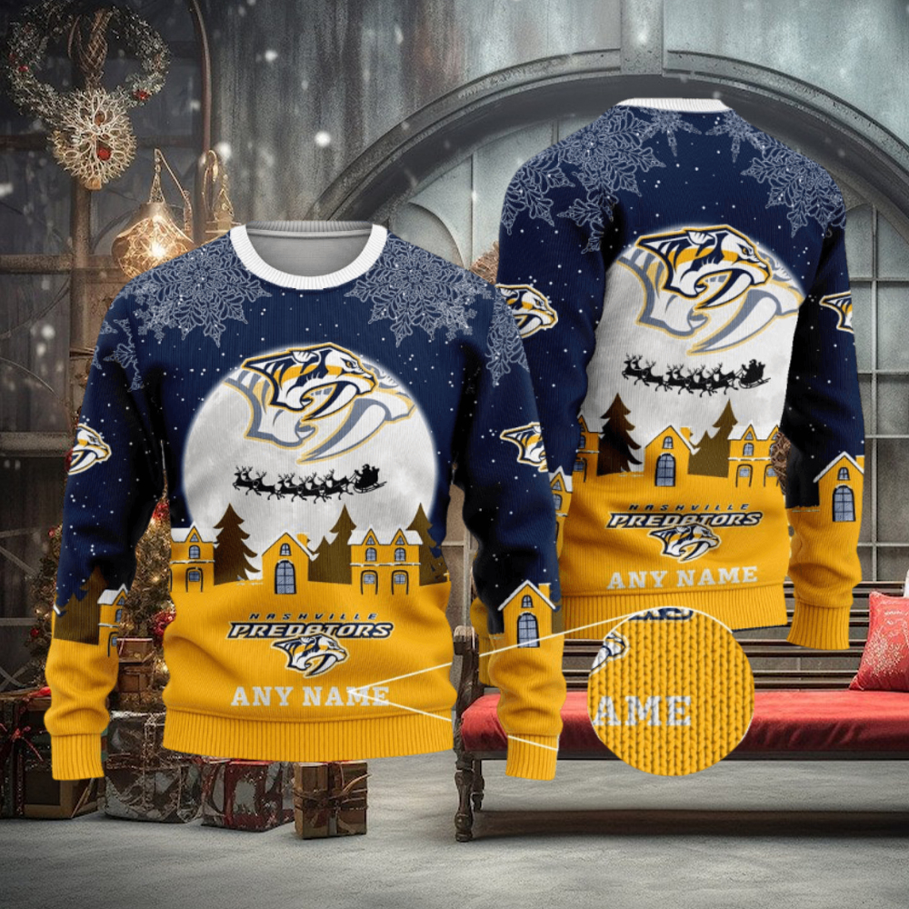 Nashville predators store christmas sweater