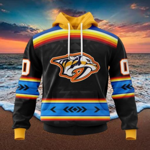 NHL Nashville Predators Special Native Heritage Design Hoodie