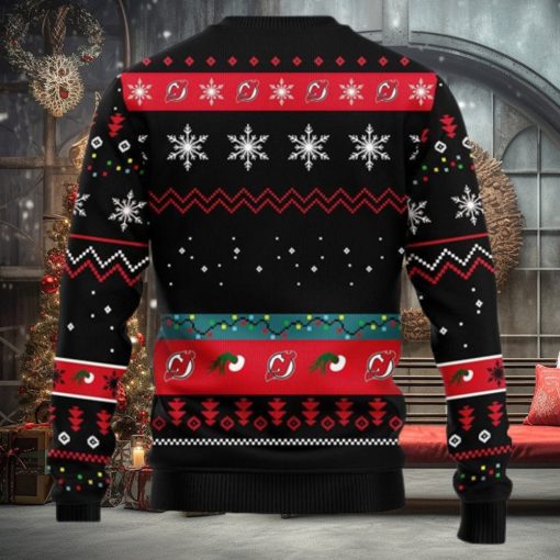 NHL New Jersey Devils 12 Grinch Xmas Day Ideas Logo Ugly Christmas Sweater For Fans