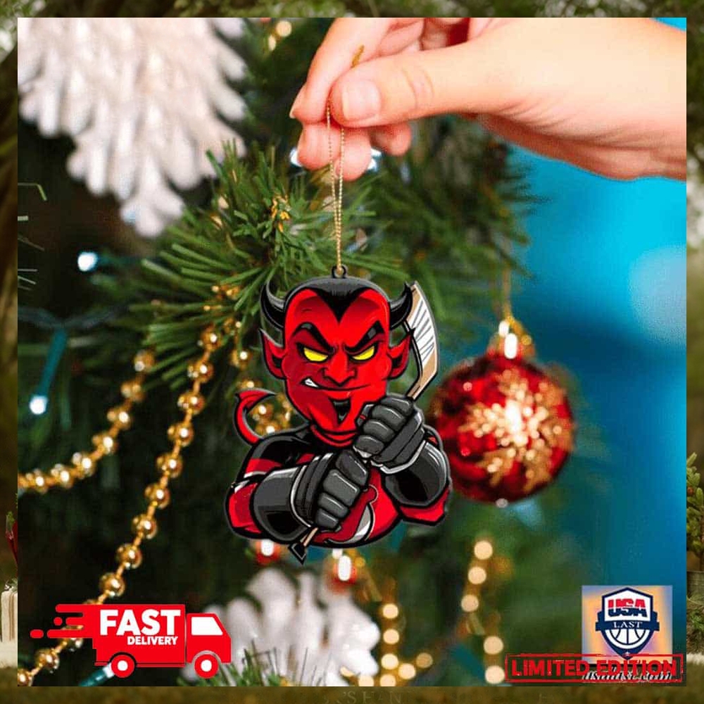 NHL New Jersey Devils Mascot Christmas Tree Decorations 2023 Xmas Gift Ornament NHL New Jersey Devils Mascot Christmas Tree Decorations 2023 Xmas Gift Ornament