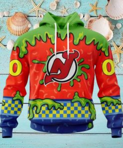NHL New Jersey Devils Special Nickelodeon Design Hoodie
