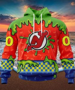NHL New Jersey Devils Special Nickelodeon Design Hoodie