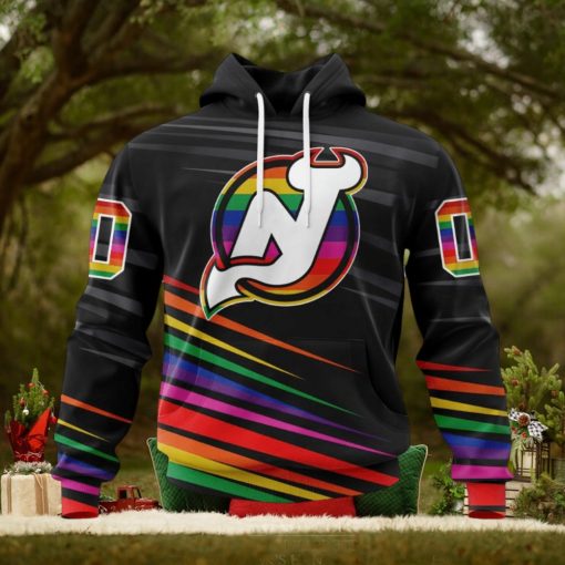 NHL New Jersey Devils Special Pride Design Hockey Is For Everyone Hoodie