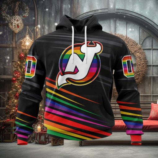 NHL New Jersey Devils Special Pride Design Hockey Is For Everyone Hoodie