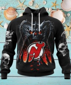 NHL New Jersey Devils Special Skull Art Design Hoodie