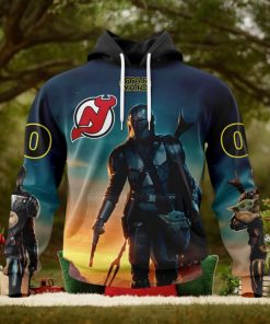 NHL New Jersey Devils Special Star Wars The Mandalorian Design Hoodie