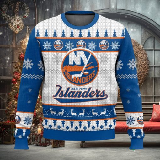 NHL New York Islanders 3D Ugly Christmas Sweater Men And Women Christmas Gift