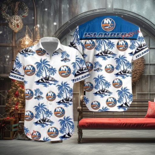 NHL New York Islanders Hawaiian Shirt and Shorts Apparel