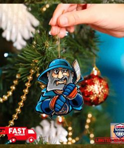 NHL New York Islanders Mascot Christmas Tree Decorations 2023 Holiday Ornament