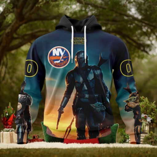 NHL New York Islanders Special Star Wars The Mandalorian Design Hoodie