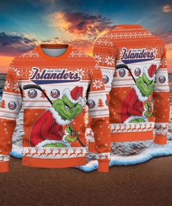NHL New York Islanders Ugly Sweater Grinch Christmas Sweater
