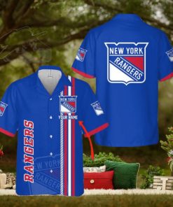 NHL New York Rangers Custom Name 3D Hawaiian Shirt
