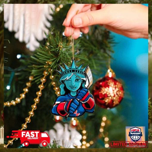 NHL New York Rangers Mascot Christmas Tree Decorations 2023 Holiday Ornament