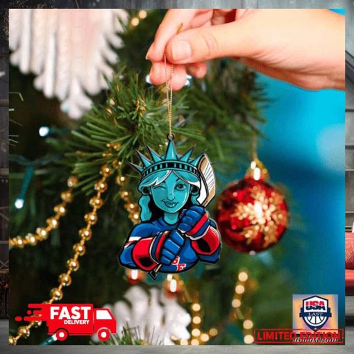 NHL New York Rangers Mascot Christmas Tree Decorations 2023 Holiday Ornament