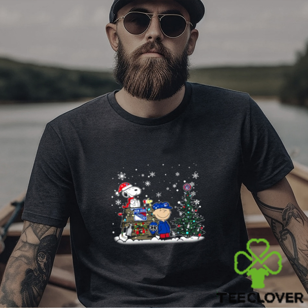 NHL New York Rangers Snoopy Charlie Brown Woodstock Christmas Stanley Cup Hockey T Shirt NHL New York Rangers Snoopy Charlie Brown Woodstock Christmas Stanley Cup Hockey T Shirt