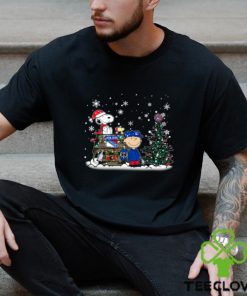 NHL New York Rangers Snoopy Charlie Brown Woodstock Christmas Stanley Cup Hockey T Shirt