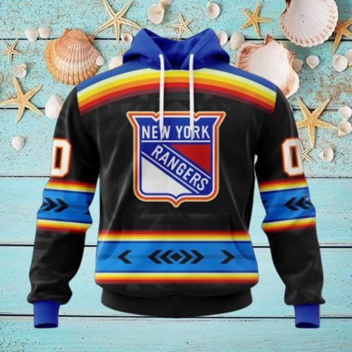 NHL New York Rangers Special Native Heritage Design Hoodie
