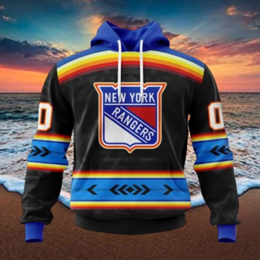 NHL New York Rangers Special Native Heritage Design Hoodie