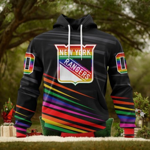 NHL New York Rangers Special Pride Design Hockey Is For Everyone Hoodie