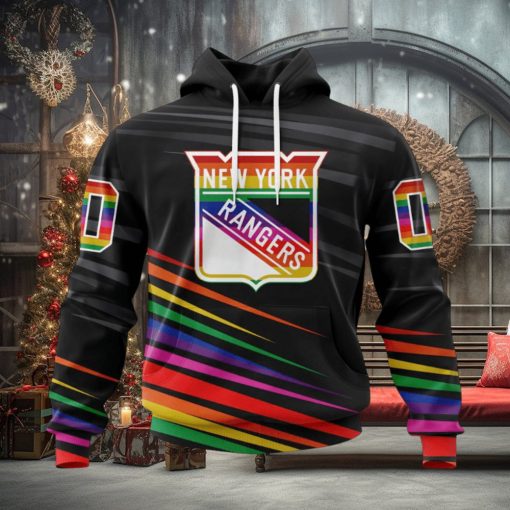 NHL New York Rangers Special Pride Design Hockey Is For Everyone Hoodie