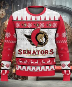 NHL Ottawa Senators 3D Ugly Christmas Sweater Men And Women Christmas Gift