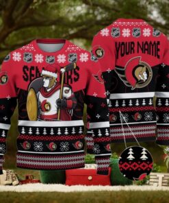 NHL Ottawa Senators Mascot Ugly Sweater For Christmas