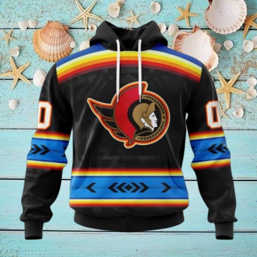 NHL Ottawa Senators Special Native Heritage Design Hoodie