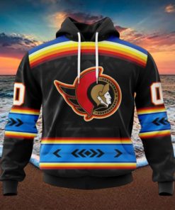 NHL Ottawa Senators Special Native Heritage Design Hoodie