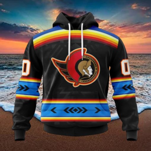 NHL Ottawa Senators Special Native Heritage Design Hoodie