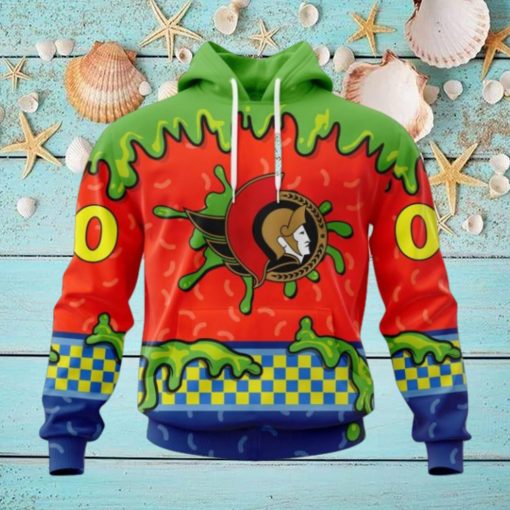 NHL Ottawa Senators Special Nickelodeon Design Hoodie