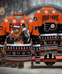 NHL Philadelphia Flyers Mascot Ugly Sweater For Christmas