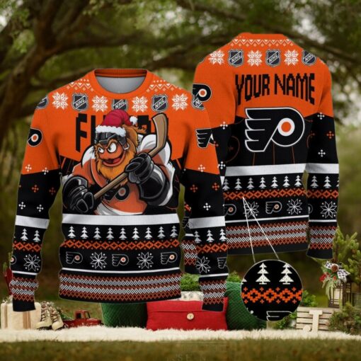 NHL Philadelphia Flyers Mascot Ugly Sweater For Christmas