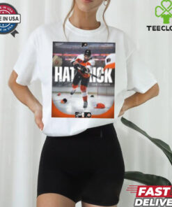 NHL Philadelphia Flyers Sean Couturier Hat Trick Signature LetsGoFlyers T shirt