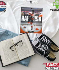 NHL Philadelphia Flyers Sean Couturier Hat Trick Signature LetsGoFlyers T shirt
