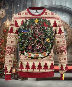 NHL Phoenix Coyotes Ugly Christmas Sweater Ball Pine Tree Christmas Unisex Sweater