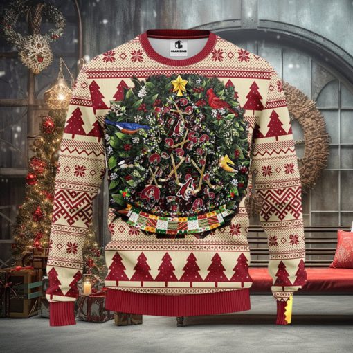 NHL Phoenix Coyotes Ugly Christmas Sweater Ball Pine Tree Christmas Unisex Sweater