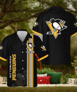 NHL Pittsburgh Penguins Custom Name 3D Hawaiian Shirt