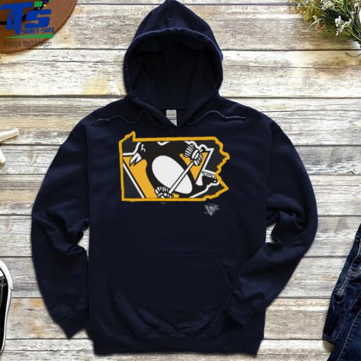 NHL Pittsburgh Penguins Fanatics Hometown Collection Keystone Tri Blend T Shirt