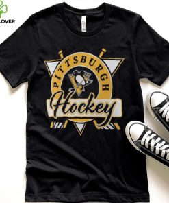 NHL Pittsburgh Penguins Graphic Sleeve Hit Black Shirt