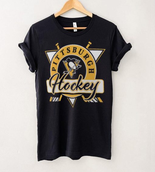 NHL Pittsburgh Penguins Graphic Sleeve Hit Black Shirt