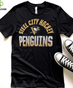 NHL Pittsburgh Penguins Iced Out Black T Shirts