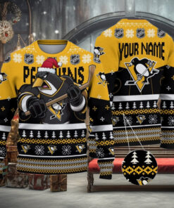NHL Pittsburgh Penguins Mascot Ugly Sweater For Christmas
